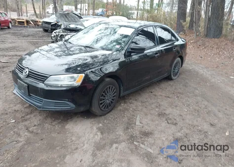 2012 Volkswagen Jetta 2.0L S из США, поврежденный, VIN 3VW1K7AJ7CM357849